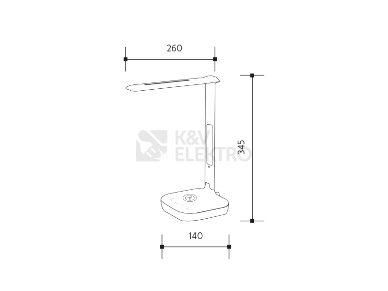 Obrázek produktu Stolní LED lampička s RGB podsvícením Panlux ROBIN RGB PN15300017 5