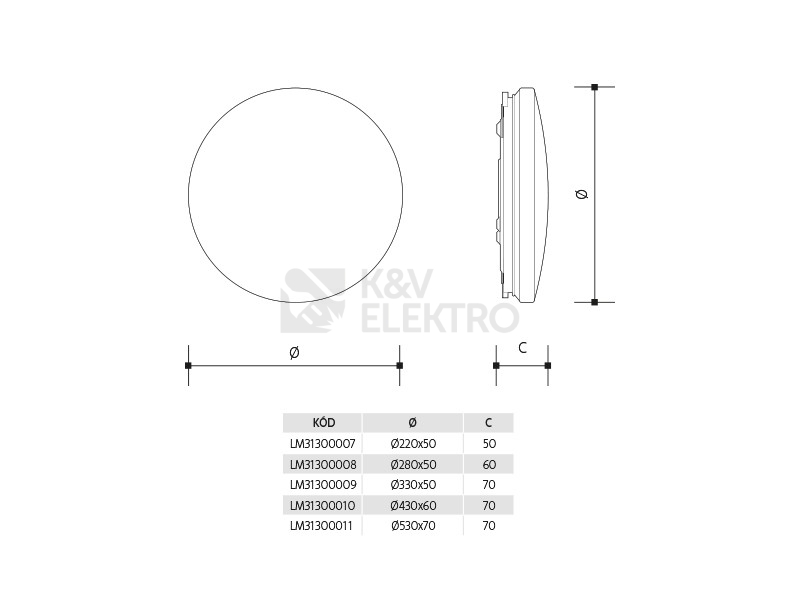 Obrázek produktu Svítidlo LEDMED PLAFON CIRCLE 10W neutrální bílá 4000K LM31300007 3