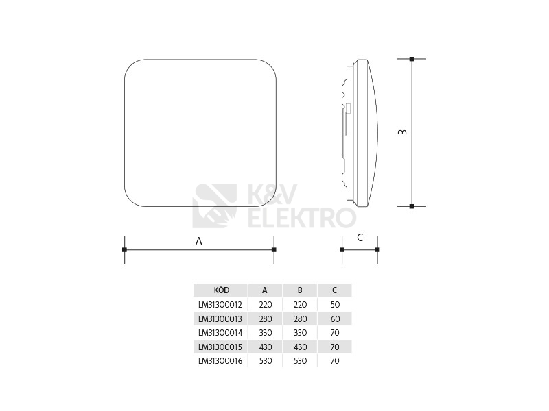 Obrázek produktu Svítidlo PLAFON SQUARE přisazené stropní a nástěnné 10W neutrální LEDMED LM31300012 1