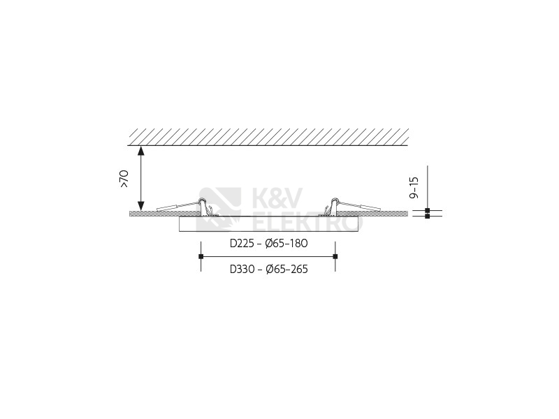 Obrázek produktu Podhledové/přisazené svítidlo Panlux ADAPT CCT 3000-4000-6000K 30W s pohybovým čidlem PN21400004 6