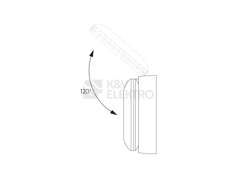 Obrázek produktu Nástěnné LED svítidlo Panlux CENTRO V tmavě šedá PN42100008 3