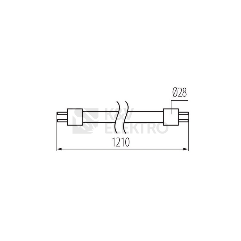 Obrázek produktu  LED trubice zářivka Kanlux T8 LED GLASSv3 18W-CW EM/230V 120cm 18W (36W) 6500K studená bílá G13 26065 1