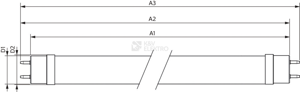 Obrázek produktu  LED trubice zářivka Philips MASTER LEDTUBE 150cm HO 20W (58W) 840 neutrální bílá T8 G13 2