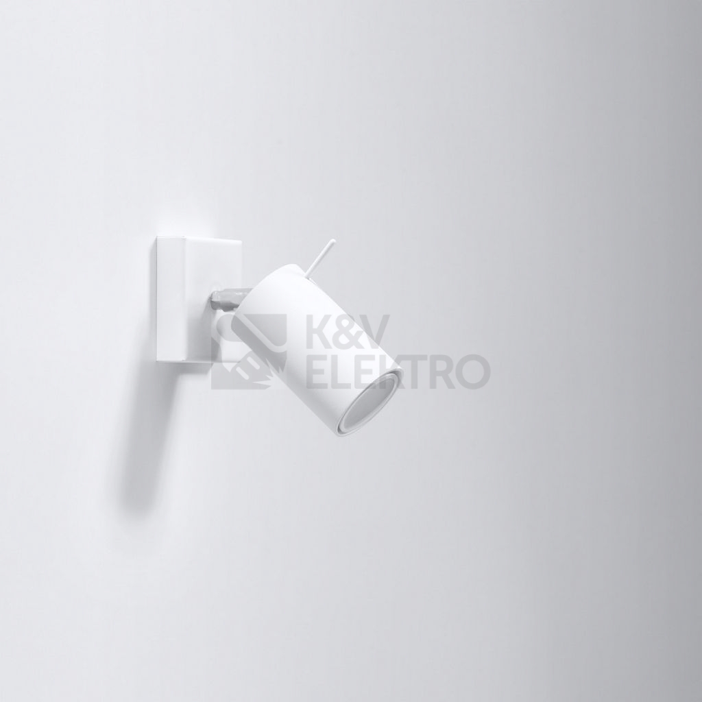 Obrázek produktu Nástěnné bodové svítidlo SOLLUX Ring GU10 1x40W bez zdroje SL.0087 bílá 1
