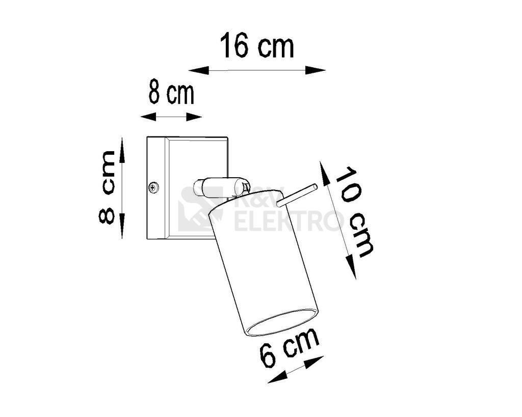Obrázek produktu Nástěnné bodové svítidlo SOLLUX Ring GU10 1x40W bez zdroje SL.0087 bílá 3