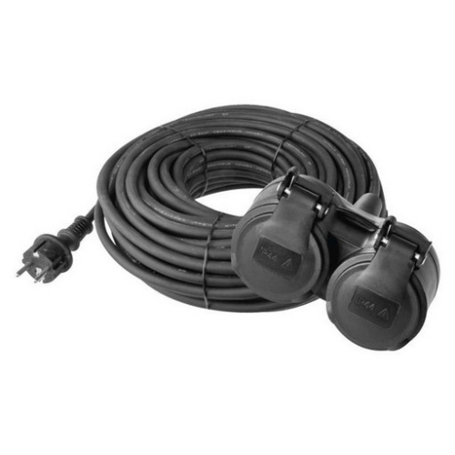 Prodlužovací kabel gumový 2zásuvky 10m IP44 EMOS P0601