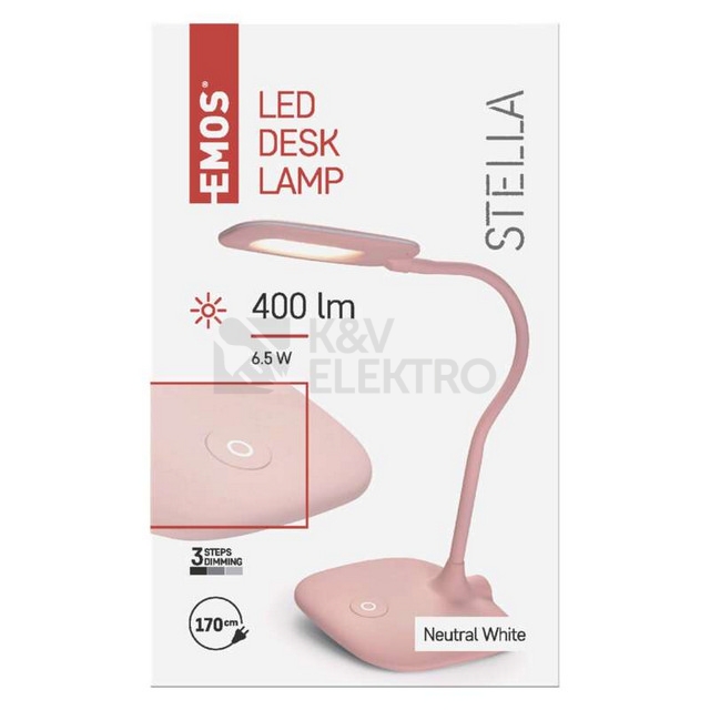 Obrázek produktu LED stolní lampa STELLA růžová EMOS Z7602P 10