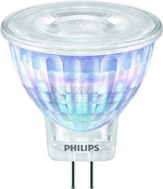 Obrázek produktu LED žárovka GU4 MR11 Philips LV 2,3W (20W) teplá bílá (2700K), reflektor 12V 36° 0