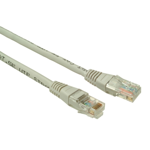 Síťový datový kabel Solarix C6-155GY-5MB CAT6 UTP 0,5m (patchkabel)