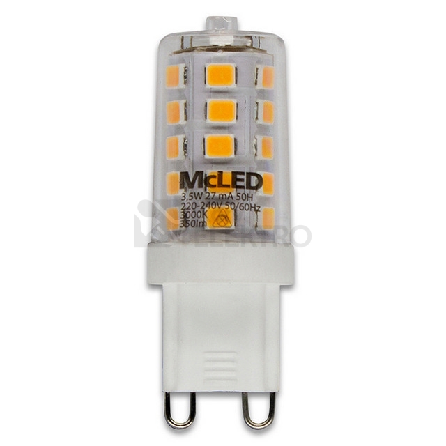 Obrázek produktu LED žárovka G9 McLED 3,5W (35W) teplá bílá (3000K) ML-326.003.92.0 7