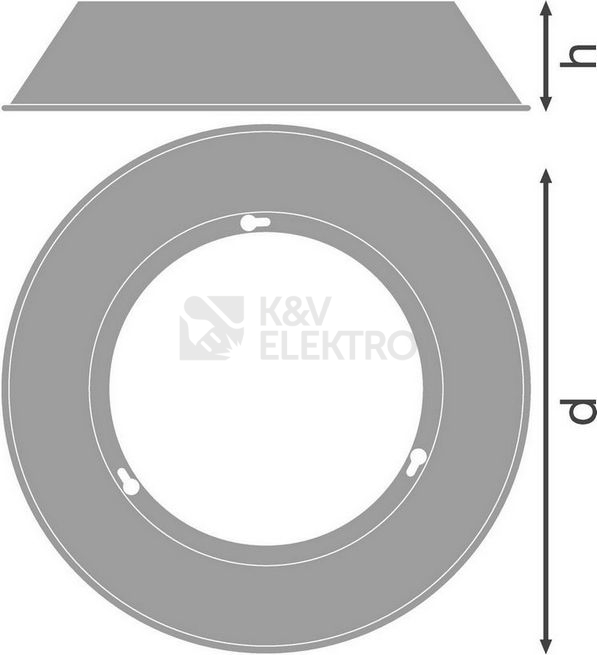 Obrázek produktu Hliníkový reflektor 80° pro svítidlo LEDVANCE High Bay Value 150W 1