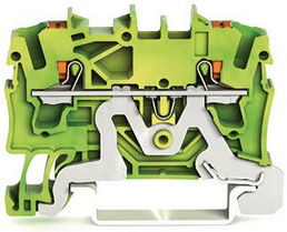 Svorka řadová WAGO 2,5 zelenožlutá 2202-1207