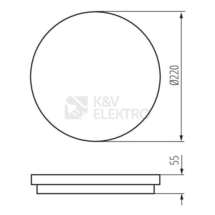 Obrázek produktu LED svítidlo Kanlux BENO 18W NW-O-W IP54 neutrální bílá 32940 5