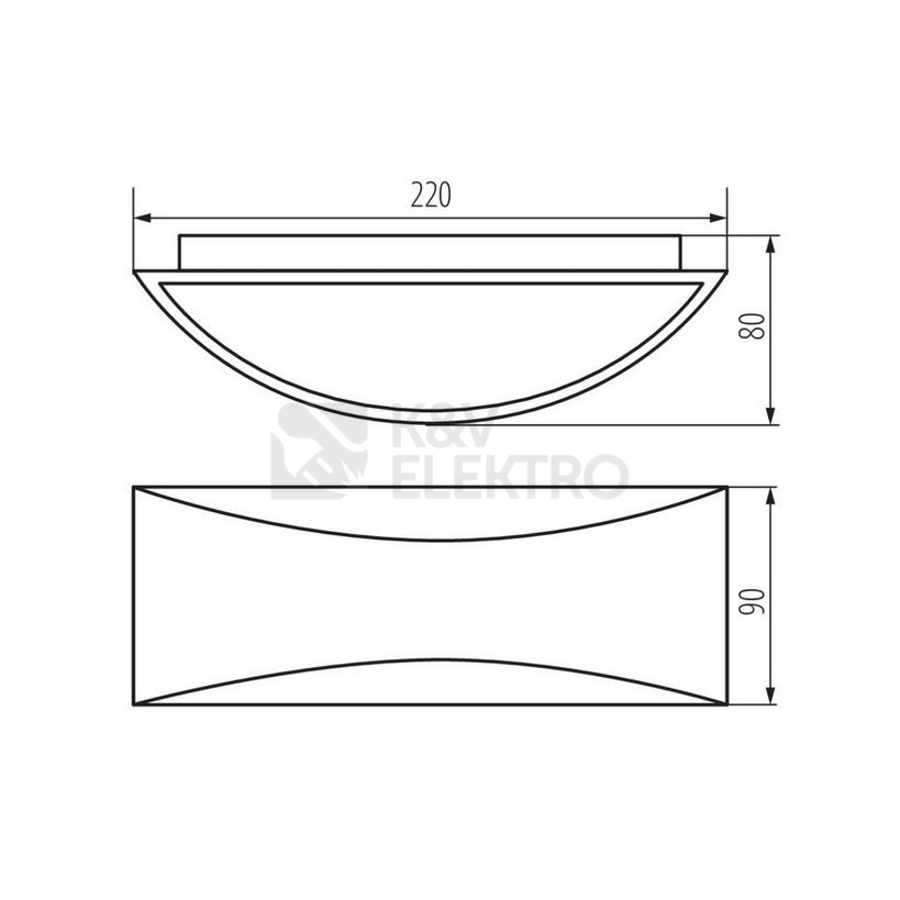 Obrázek produktu LED svítidlo Kanlux BISO LED EL 8W-GR IP54 grafit 29260 4