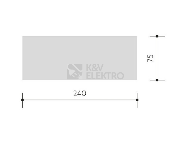 Obrázek produktu Piktogram schody dolu doleva Panlux PIKT-SDL 1