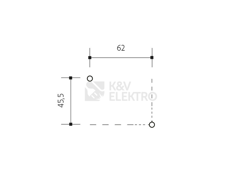 Obrázek produktu Přisazené orientační LED svítidlo 230V Panlux LEON SQUARE rusty PN42100024 1