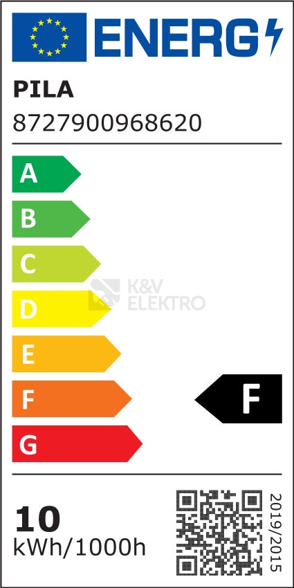 Obrázek produktu  LED žárovka E27 PILA A60 FR 10W (75W) teplá bílá (2700K) 1