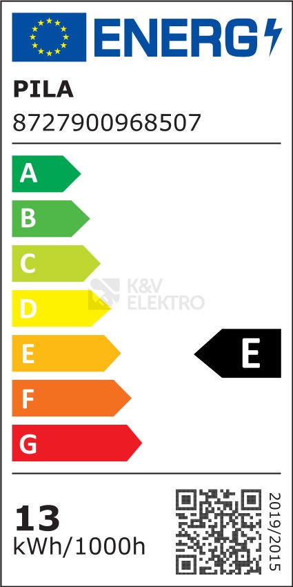 Obrázek produktu  LED žárovka E27 PILA A65 FR 13W (100W) neutrální bílá (4000K) 1