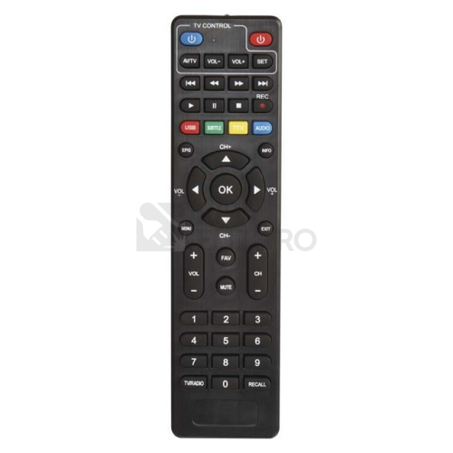 Dálkový ovladač pro set-top box EMOS EM190/EM190S EMOS J50988