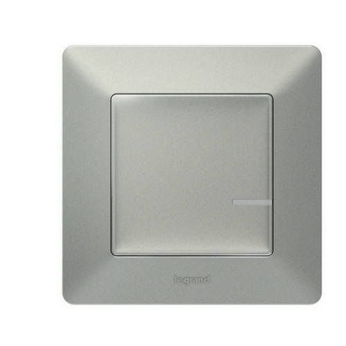 Legrand Valena Life with Netatmo spínač/stmívač hliník 752384