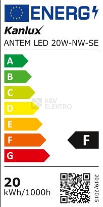 Obrázek produktu  LED reflektor s čidlem Kanlux ANTEM LED 20W-NW-SE B IP44 33206 5