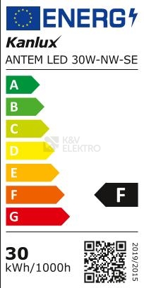 Obrázek produktu  LED reflektor s čidlem Kanlux ANTEM LED 30W-NW-SE B IP44 33207 5