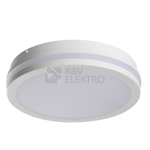 LED svítidlo Kanlux BENO 24W NW-O-SE W čidlo bílá 4000K neutrální bílá 33344