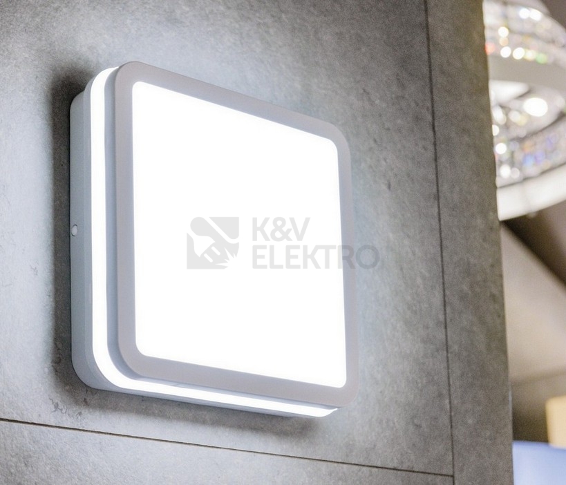 Obrázek produktu LED svítidlo Kanlux BENO 24W NW-O-SE GR čidlo grafit 4000K neutrální bílá 33345 18