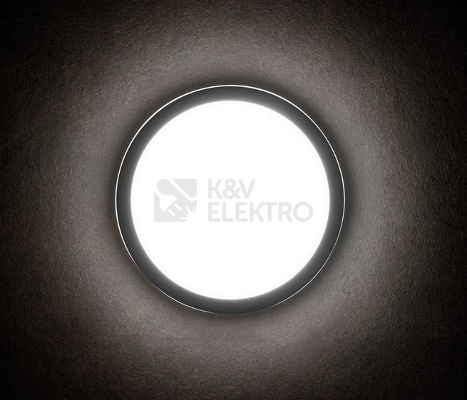Obrázek produktu LED svítidlo Kanlux BENO 24W NW-O-SE GR čidlo grafit 4000K neutrální bílá 33345 19