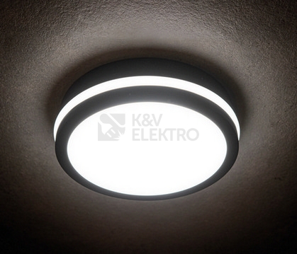 Obrázek produktu LED svítidlo Kanlux BENO 24W NW-O-SE GR čidlo grafit 4000K neutrální bílá 33345 22