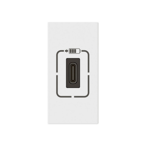 Legrand Mosaic nabíječka USB-C 1500mA 1M bílá 77589