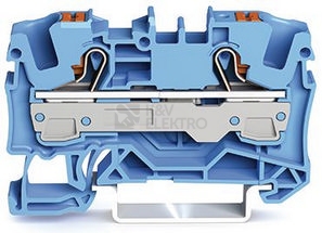 Obrázek produktu Svorka řadová WAGO 6 modrá 2206-1204 0