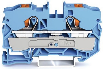 Obrázek produktu Svorka řadová WAGO 10 modrá 2210-1204 0