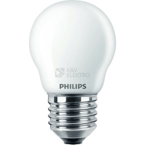 LED žárovka E27 Philips P45 FR 4,3W (40W) teplá bílá (2700K)