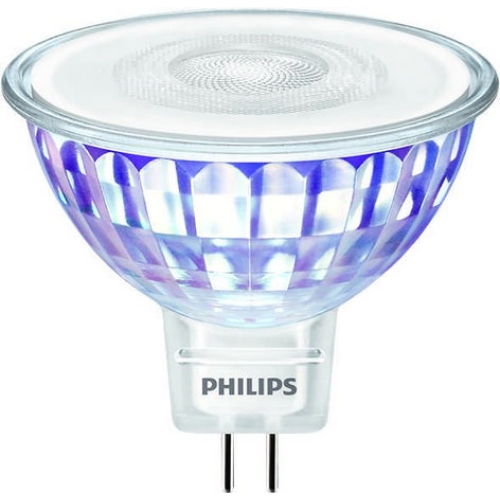 LED žárovka GU5,3 MR16 Philips 7,5W (50W) teplá bílá (3000K) stmívatelná, reflektor 12V 60°