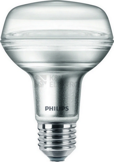 Obrázek produktu LED žárovka E27 Philips R80 8,5W (100W) teplá bílá (2700K), reflektor 36° 0