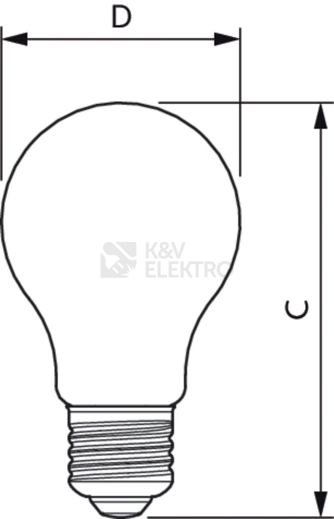 Obrázek produktu LED žárovka E27 Philips A60 5,9W (60W) teplá bílá (2700K) stmívatelná 2