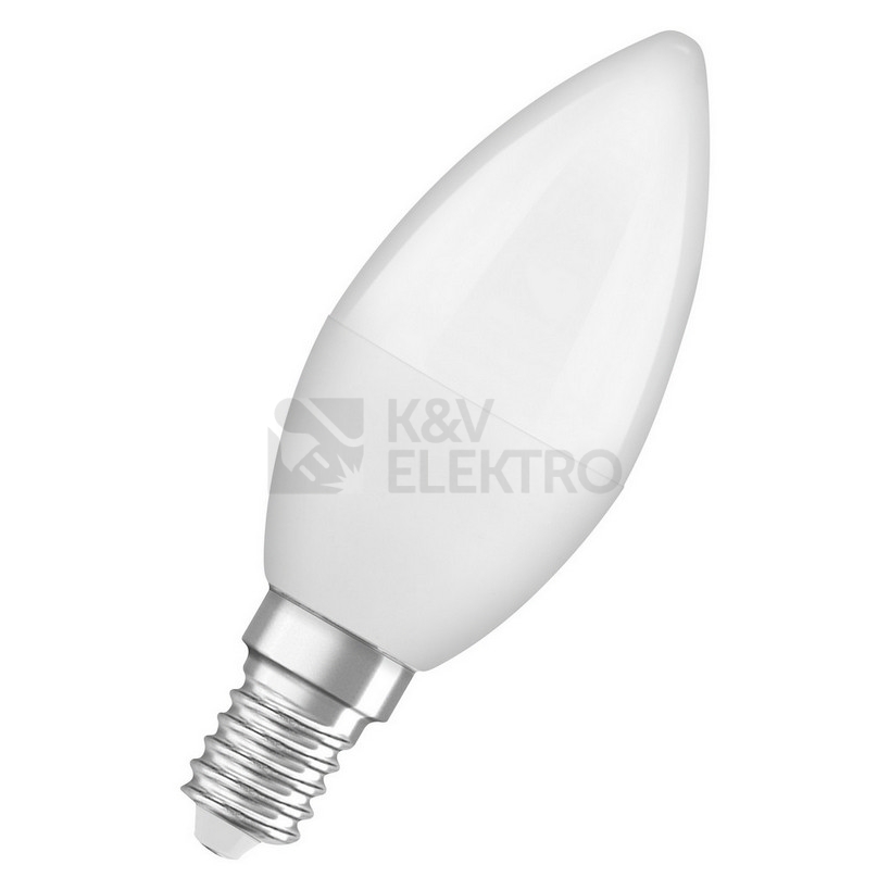 Obrázek produktu Antibakteriální LED žárovka E14 OSRAM LC CL B 5,5W (40W) neutrální bílá (4000K), svíčka 1