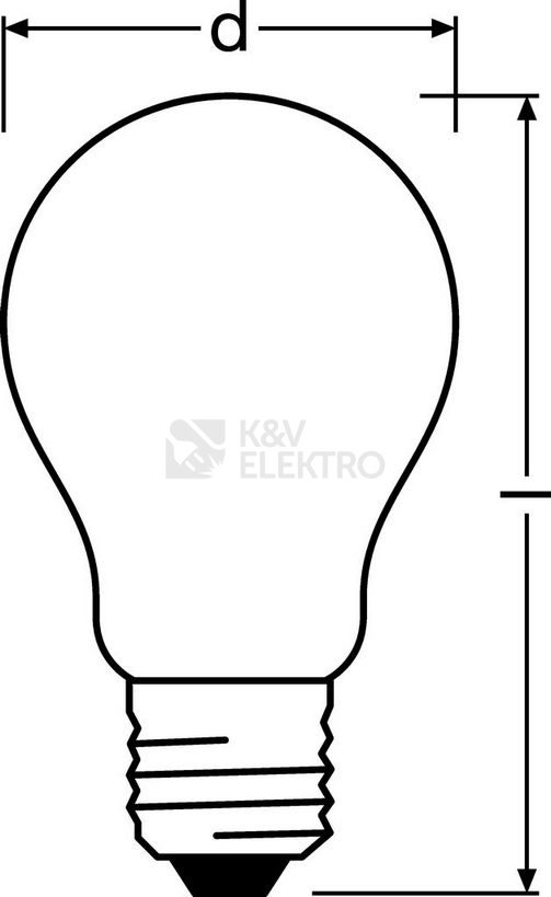 Obrázek produktu LED ZAR. LEDPCLA75D 7,5W/827 GLFR E27 1