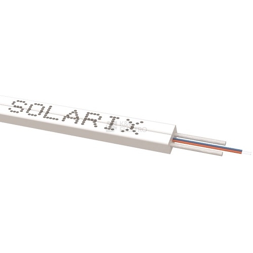 Optický kabel Solarix MDIC 2 vlákna 9/125 SXKO-MDIC-2-OS-LSOH-WH metráž