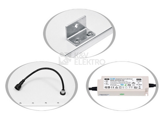 Obrázek produktu LED panel Ecolite ZEUS LED-GPL44-40/BI/IP65 60x60cm 2