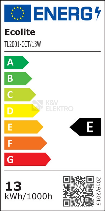 Obrázek produktu LED svítidlo Ecolite SLICK TL2001-CCT/13W 3000-6500K 87cm 3