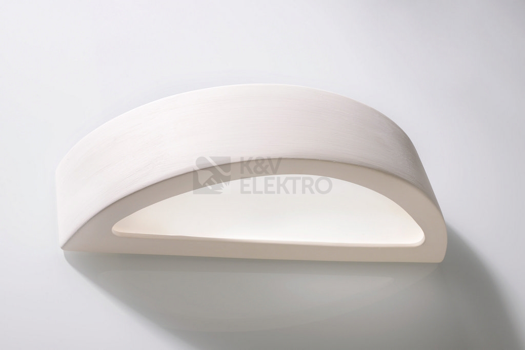 Obrázek produktu Nástěnné keramické svítidlo SOLLUX Atena E27 1x60W bez zdroje SL.0001 bílá 1