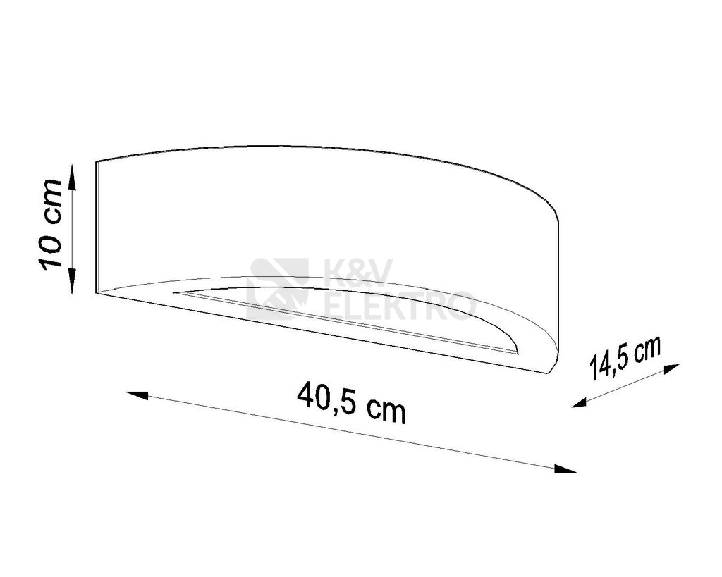 Obrázek produktu Nástěnné keramické svítidlo SOLLUX Atena E27 1x60W bez zdroje SL.0001 bílá 4