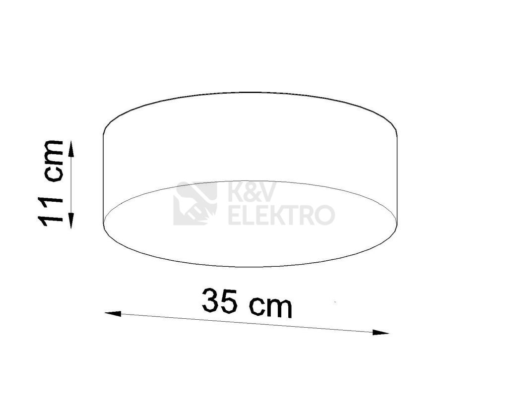 Obrázek produktu Stropní svítidlo SOLLUX Arena 35cm E27 2x60W bez zdroje SL.0121 černá 3