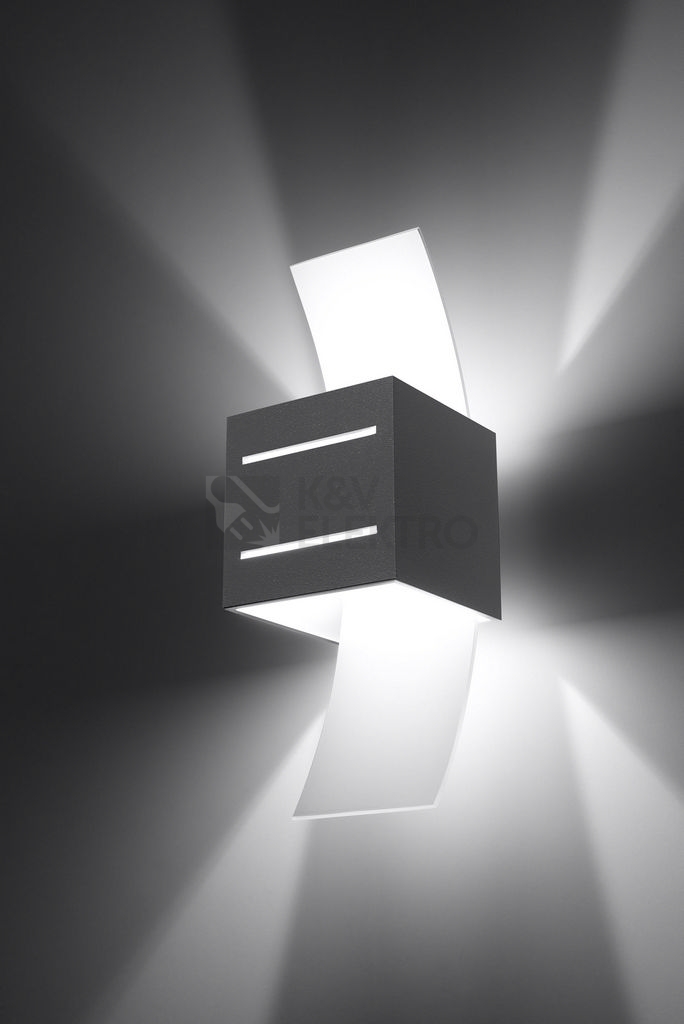 Obrázek produktu Nástěnné svítidlo SOLLUX Loreto G9 1x40W bez zdroje SL.0202 šedá 2