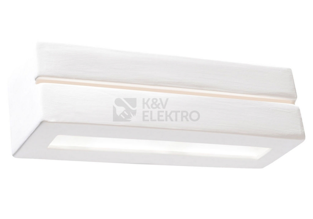 Obrázek produktu Nástěnné keramické svítidlo SOLLUX Vega line E27 1x60W bez zdroje SL.0231 bílá 0