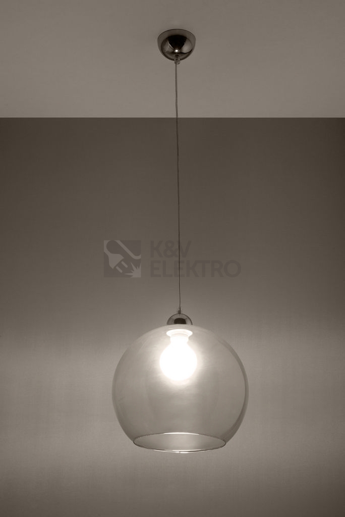 Obrázek produktu  Lustr SOLLUX Ball E27 1x60W bez zdroje SL.0248 průhledné sklo 2