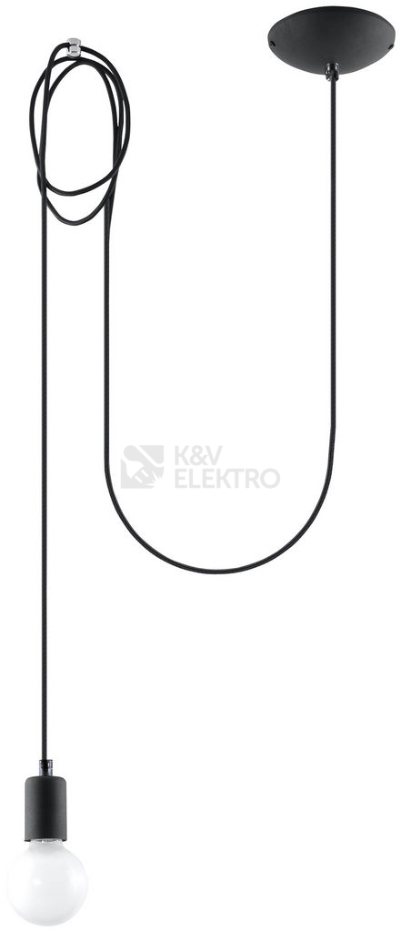 Obrázek produktu Lustr SOLLUX Edison 1 E27 1x60W bez zdroje SL.0369 0