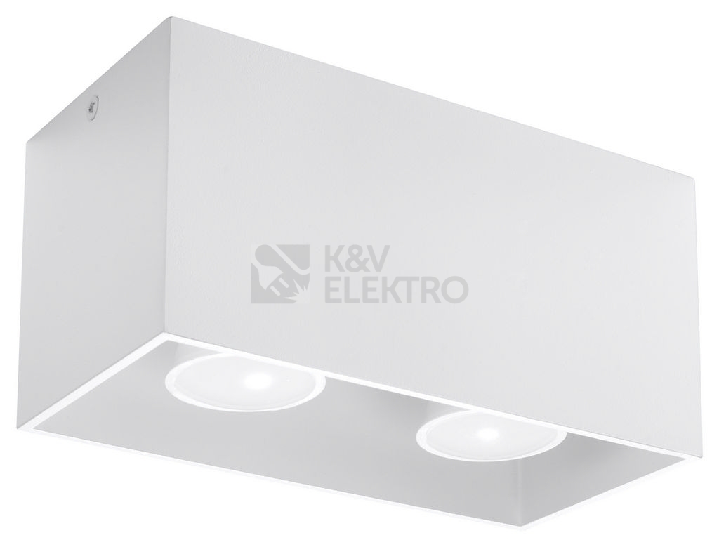 Obrázek produktu Stropní svítidlo SOLLUX Quad GU10 2x40W bez zdroje SL.0380 bílá 0